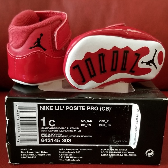 baby jordans size 0